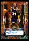 Shaquille O'Neal Auto ON CARD 9/40 2025 Leaf Metal LA Lakers