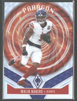 Malik Nabers - 2025 Panini Phoenix Paragon New York Giants