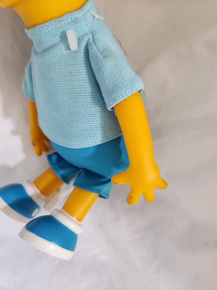 Игрушка винтажная плюшевая виниловая кукла The Simpsons Bart Simpson Dan Dee 11 дюймов 1990 - Изображение 4 из 4