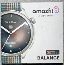 AMAZFIT BALANCE SMARTWATCH GPS & ROUTE NAVIGATION NYLON BAND **NEW**
