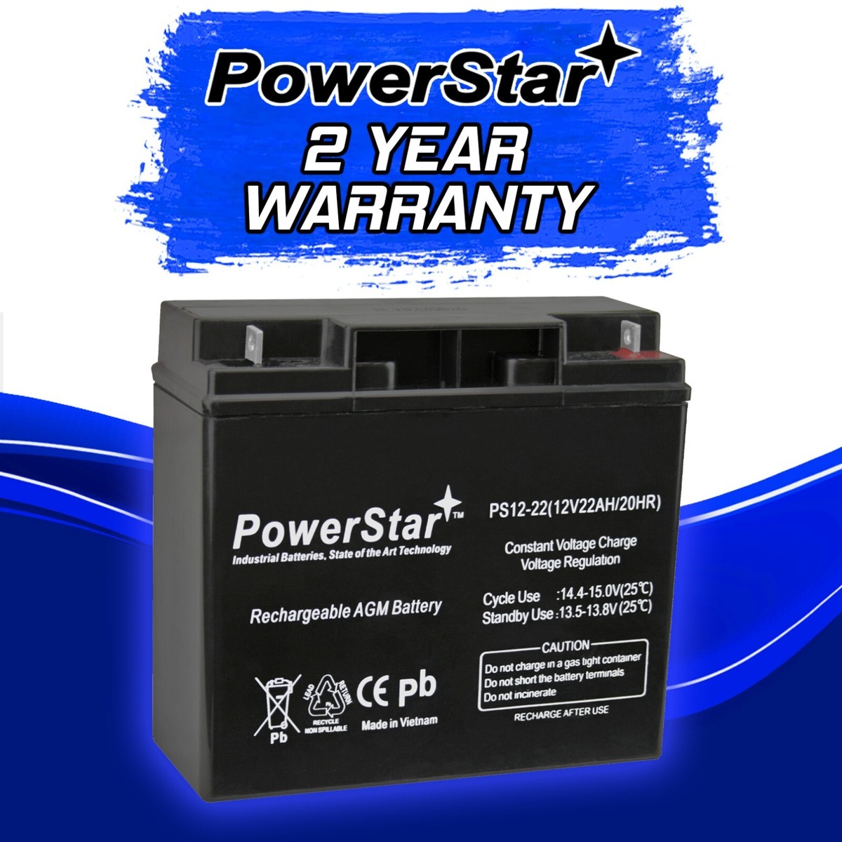MK Battery ES20-12C 12V 20AH Sealed Lead Acid Battery Maintenance-Free