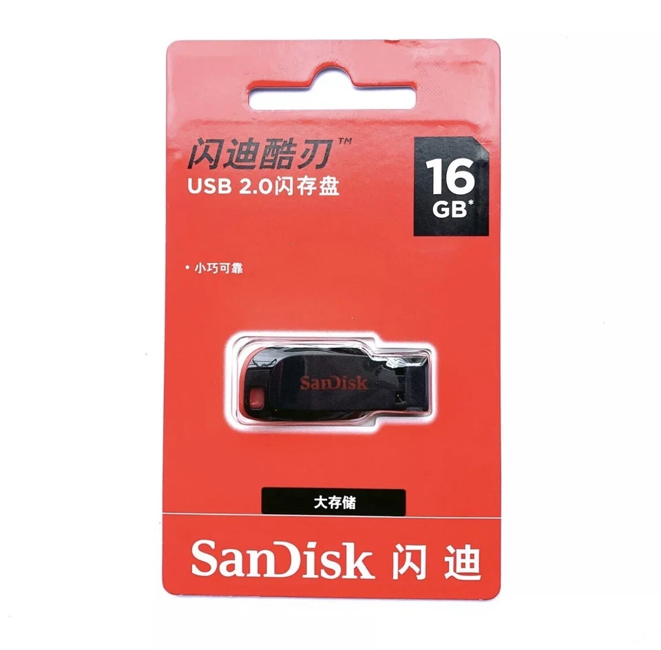 SanDisk Cruzer Blade 16 Go Carte Memoire (SDCS/16 Go) - Photo 4/4
