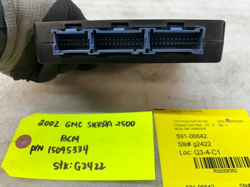 01 02 Chevrolet GMC DURAMAX LB7 6.6 BODY CONTROL MODULE BCM 15095334 - Picture 10 of 11