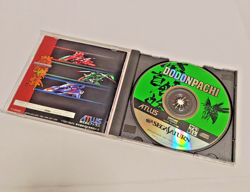 DoDonPachi Sega Saturn SS 1997 Atlus Shooter Video Game Bullet Hell From JPN - Picture 2 of 7