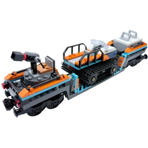 LEGO® City - Flat Car with Snow Tractor - from Set 60470 Arctic Polar Express