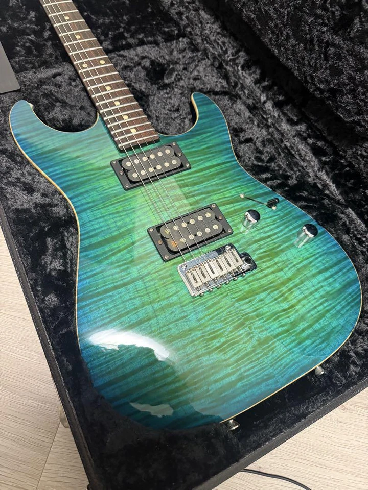 Tom Anderson Drop Top Flame Maple Top on Mahogany Maui Kazowie - Изображение 2 из 4