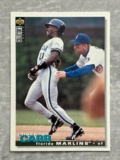 1995 Upper Deck CHUCK CARR Marlins "Mark Grace Butt Grab" Weird Funny Card #299
