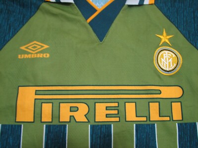 インテル Umbro ユニフォーム Ronaldo 10_ヴィンテージ 10 RONALDO INTER MILAN 1995-96 AWAY SHIRT UMBRO JERSEY SIZE