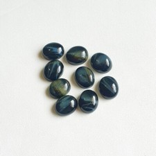  WHOLESALE NATURAL BLUE RED TIGER EYE CABOCHON OVAL SHAPE LOOSE GEMSTONE