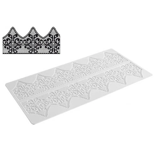 Silikomart Silikonmatte 197842 Fantasy für essbare Spitze aus Tricot Mix - Bild 2 von 2