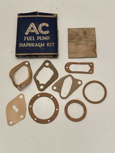 Vintage NOS OEM AC Fuel Pump Diaphragm Kit 751 - Original Box - Picture 4 of 7