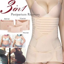 Faja Para Recuperacion De Cesarea Y Post Parto 3 En 1 Moldeadora De Cintura Wrap