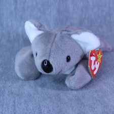 KOALA TY MEL BEAR Laying Down 4162 Beanie Babies 1-15-1996 VINTAGE NWT