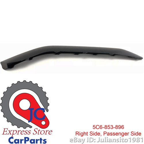 5C6853896 9B9 VOLKSWAGEN GENUINE OEM JETTA GLI FRONT RIGHT LOWER TRIM - Picture 3 of 4
