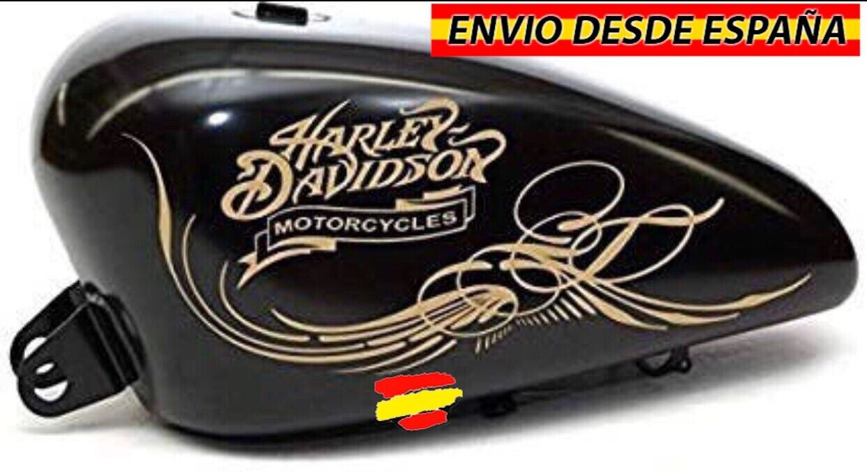 2x Pegatinas Vinilos Decal Calcomanía Sticker Bike Moto Harley Davidson Depósito