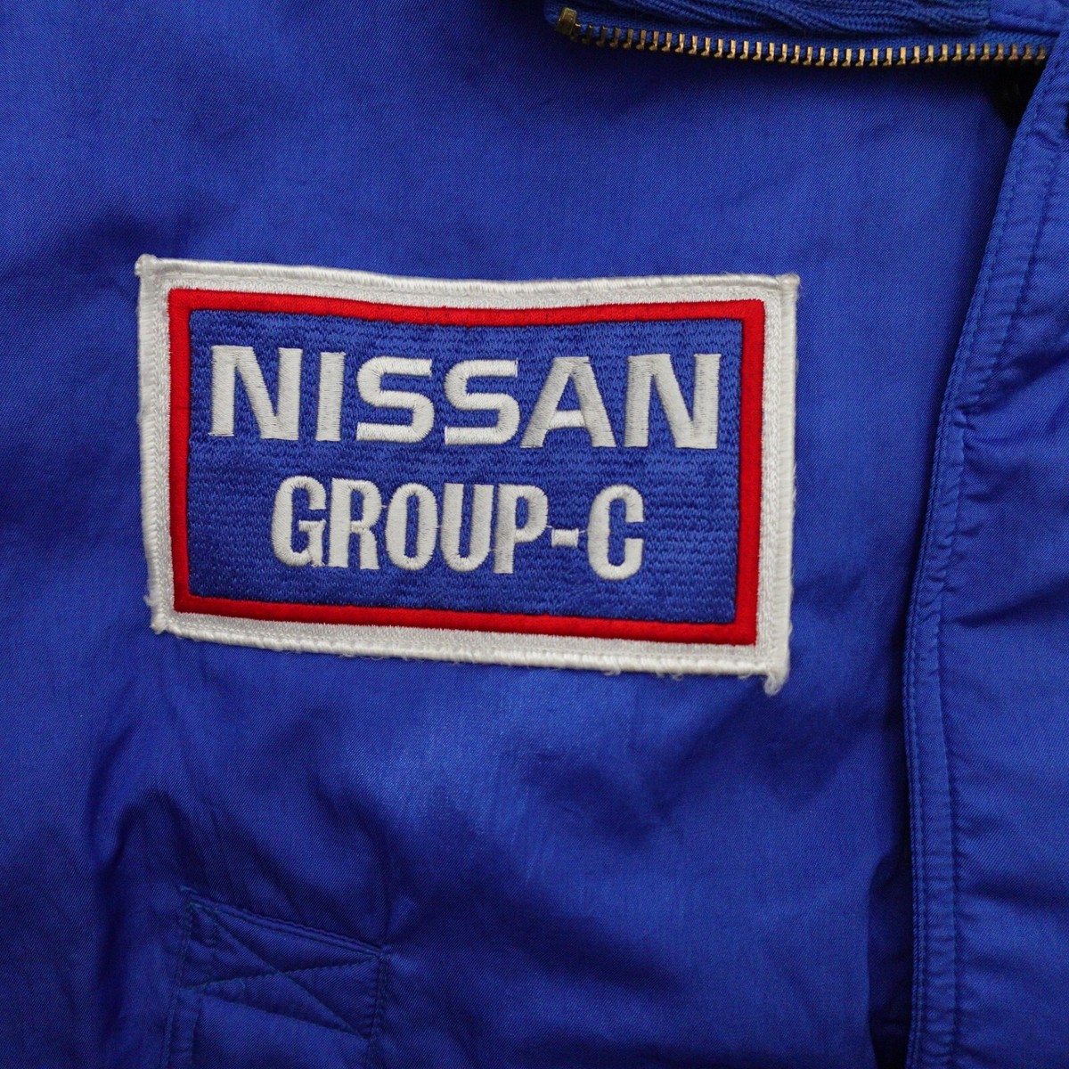 NISSAN NISMO Group C Nylon Jacket L Blue Motorsports NISSAN NISMO Group C Nylon Jacket L Blue Motorsports