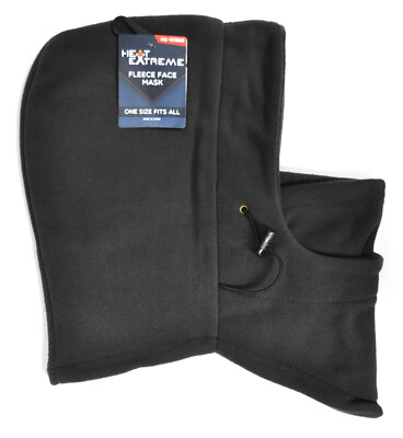 Heat Extreme Fleece Face Mask Gray