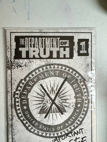 Department of Truth #1 Bootleg- Black & White - Image - NYCC Variant - Picture 3 of 8