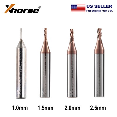 Xhorse 1.0mm 1.5mm 2.0mm 2.5mm Milling Cutter For CONDOR XC-MINI Dolphin XP005