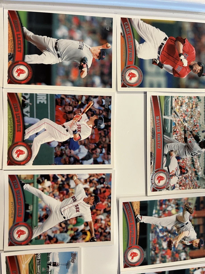 Набор региональных карт 2011 Topps Boston Redsox ограниченный выпуск - Изображение 2 из 4