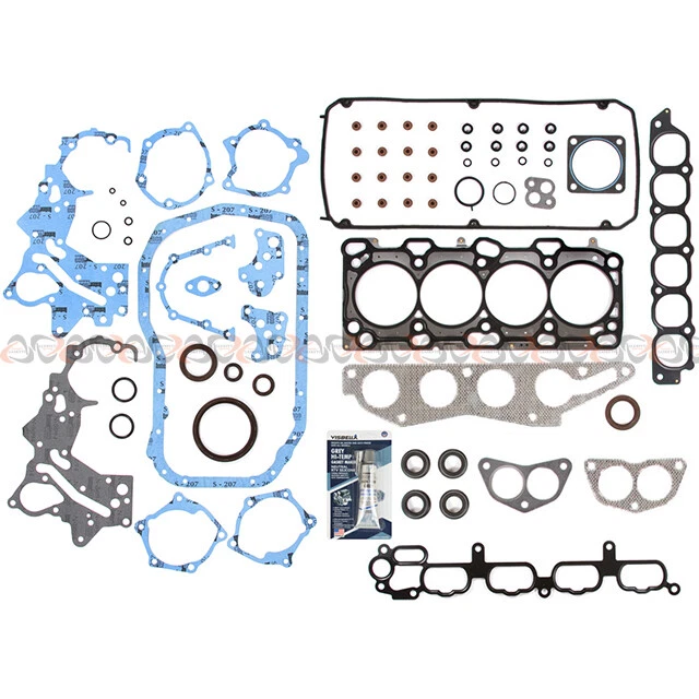 Подходит для 04–12 Mitsubishi Eclipse Galant Lancer Outlander 2,4 л полный комплект прокладок 4G69 - Изображение 2 из 4