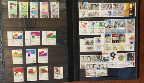 Israel #583//1483 1980-2001 TABS (503) Stkbk/Slipcase, VF-XF MNH (CV $600+) - Picture 9 of 12
