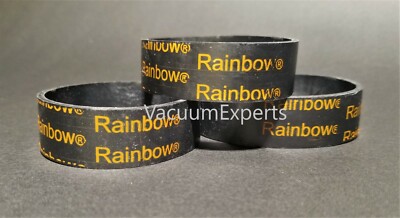 3 New Genuine orange Rainbow vacuum cleaner brush belts R15227B