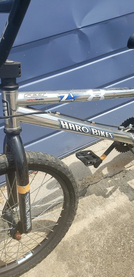  VINTAGE HARO BACK TRAIL BMX Zi  RACING FUSION 20" CHROME BICYCLE BIKE - Image 2 of 4