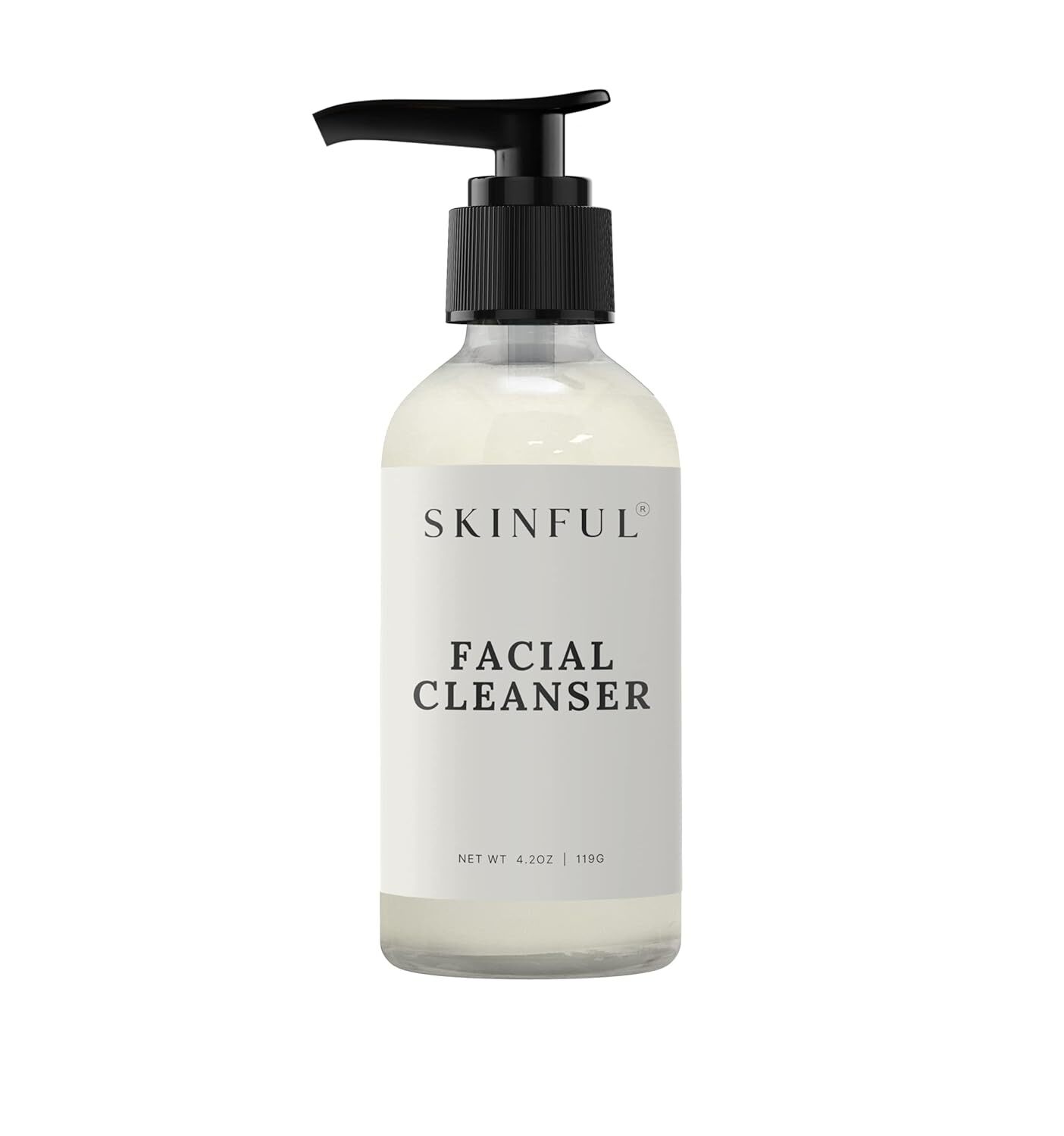 SKINFUL Gentle Facial Cleanser 4.2 oz for Fresh Clean Skin