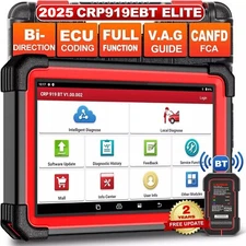 2025 LAUNCH CRP919E BT PRO Elite OBD2 Scanner Car Diagnostic Tool ECU Key Coding