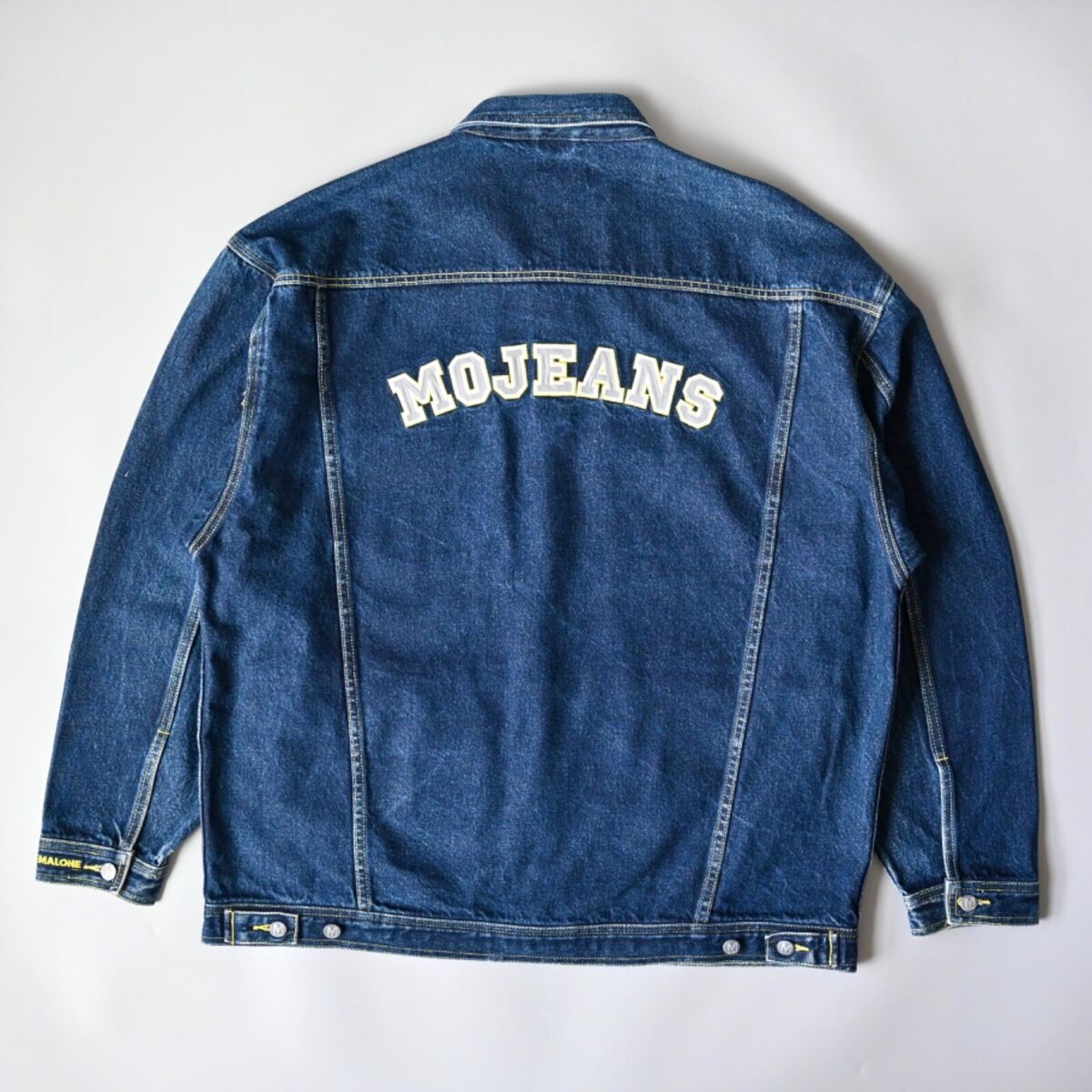 Vintage 1990s MO JEANS by Maurice Malone reflective logo Vintage 1990s MO JEANS by Maurice Malone reflective logo