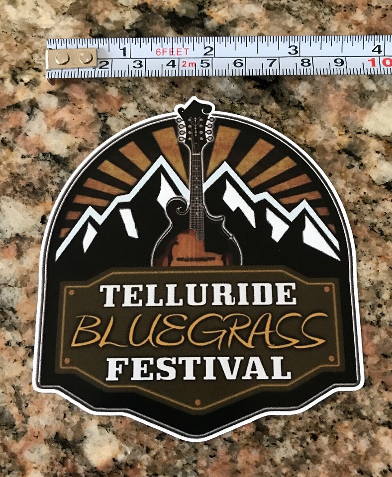 Telluride Bluegrass Festival Sticker - Music Festival Colorado Country ...