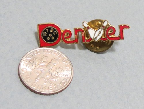 1976 WIBC Denver Vintage Bowling Pinback Hat Pin Lapel Pin - Picture 2 of 4