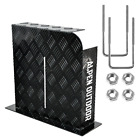 <!--F#f_0-->Base Mount Diesel Heater Fuel Tank Cover w/ 2xU Bolt Aluminium Black/Silver AU<!--F/-->