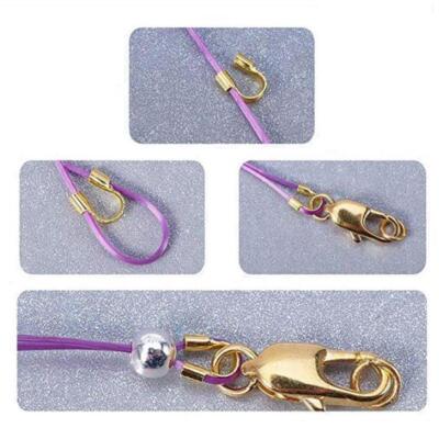 100 Pcs U Shape Wire Guard Thread Protector for DIY Jewelry Crafts Making 