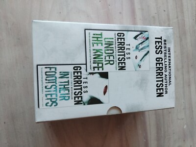 Tess Gerritsen 4 Book Box Set Call After Midnight Under The Knife Never Say Die
