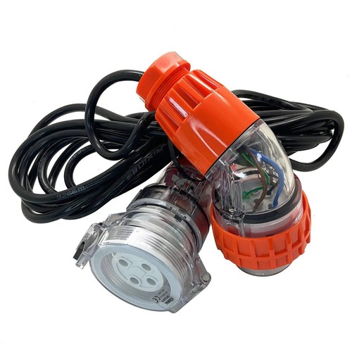 Kripal Plug Top Angled IP66 56PA410 with Cord Extension Socket 56CSC410 - Picture 6 of 8