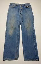 Vintage Levi's 506 Orange Tab Denim Jean Size 32x30 Straight AE1