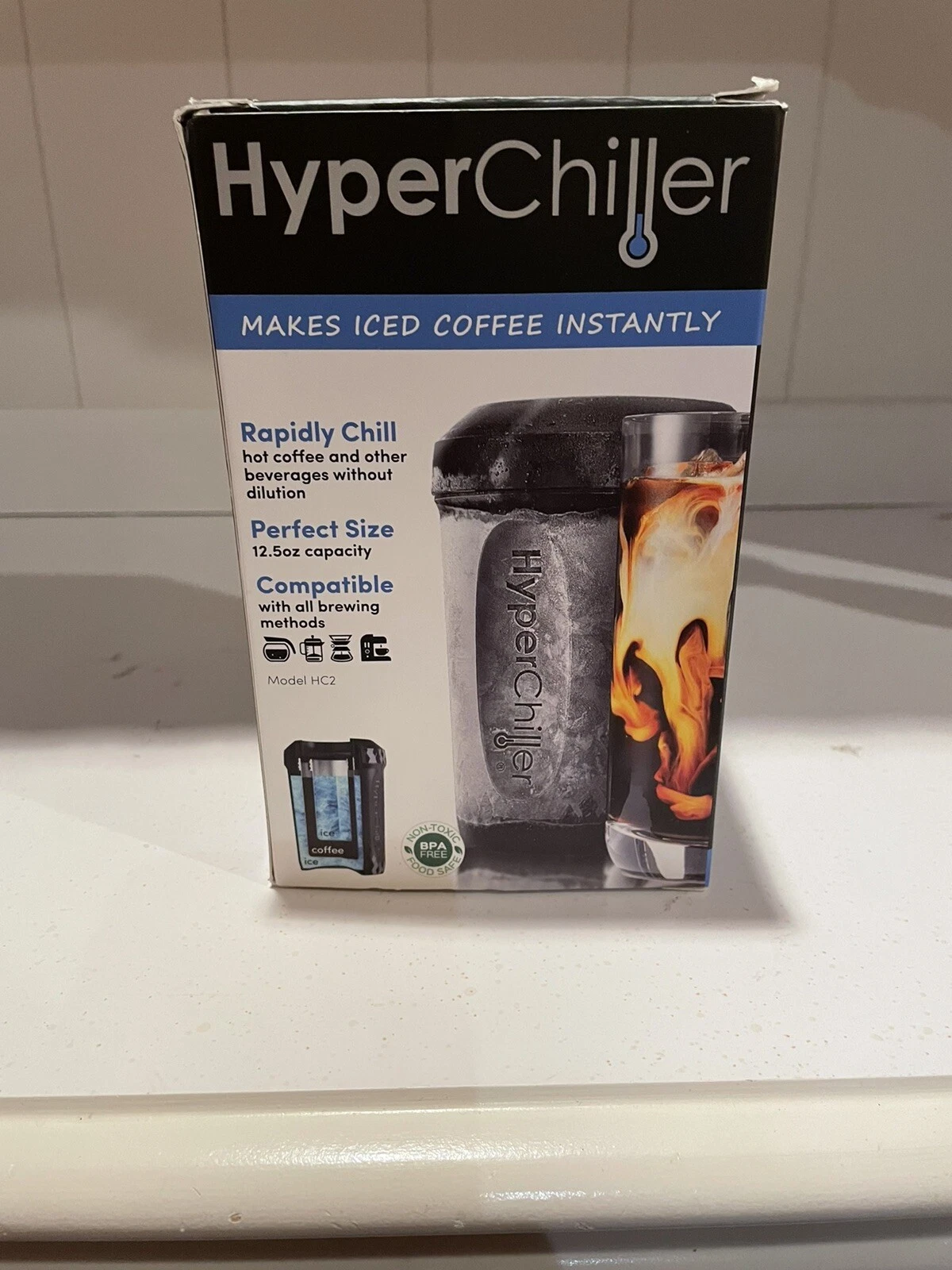 HyperChiller Long Lasting Beverage Chiller For Alcohol Juice Coffee Hc2