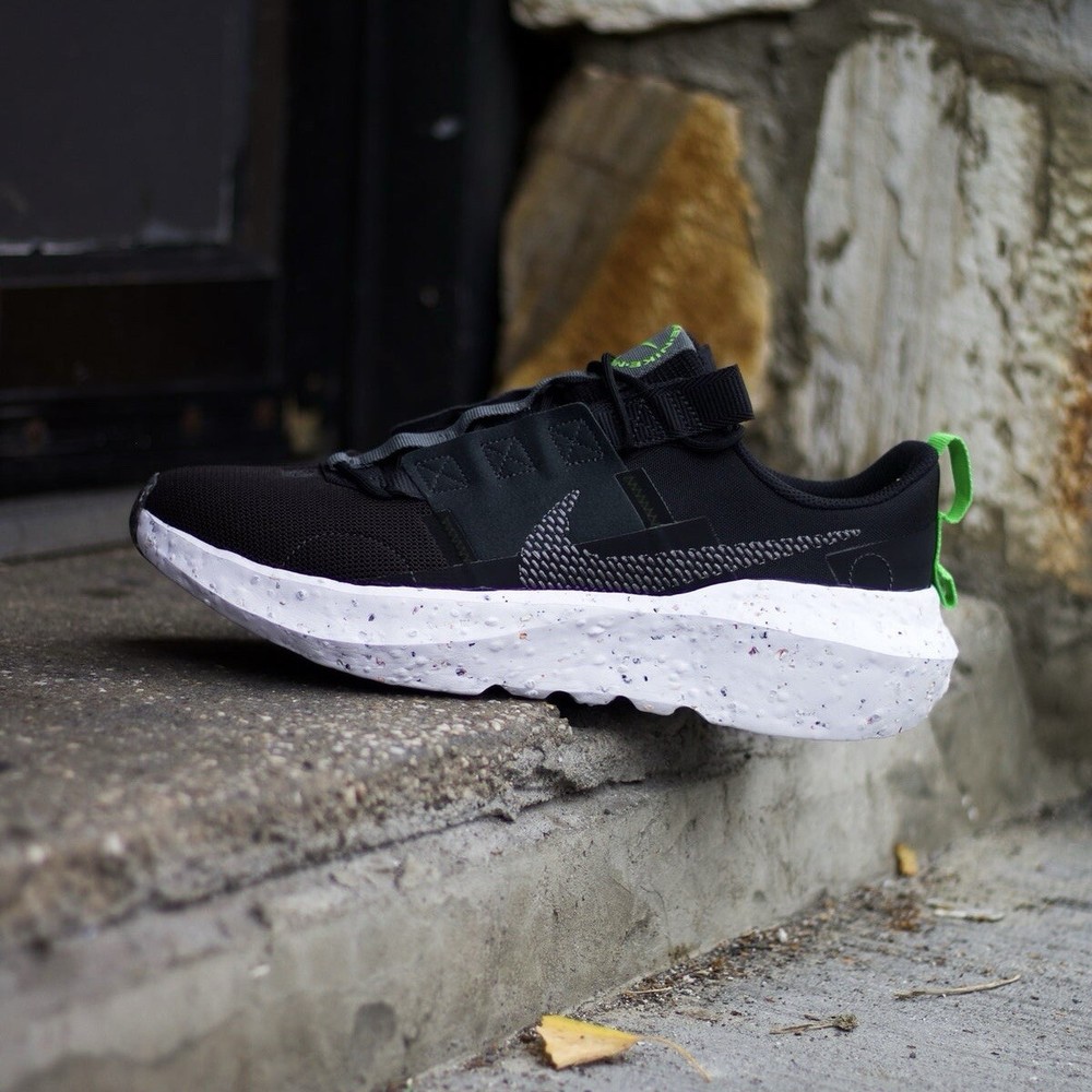 Nike Crater Impact Men’s Sneaker Running Shoe Black Athletic Trainer #7001