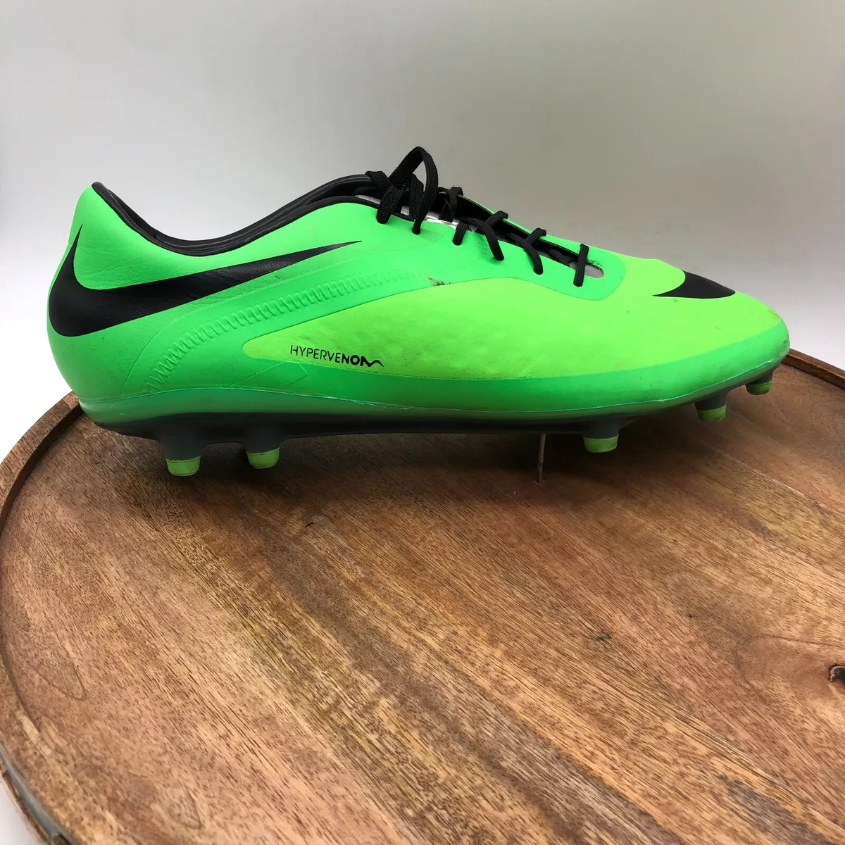 Nike Hypervenom Phantom Neon Green Soccer Cleats (599727-303) Men&#039;s Size eBay