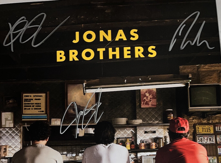 Jonas Brothers Signed The Poster The Album 11x17 Poster