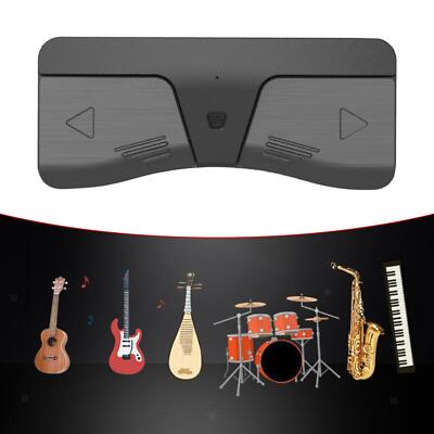 Page Turner Pedal wiederaufladbar für Musikinstrumente Musikliebhaber Geschenk
