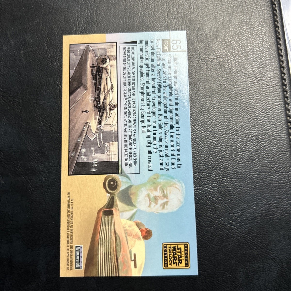 Star Wars WideVision 1997 Trilogy Special Edition #65 Cloud