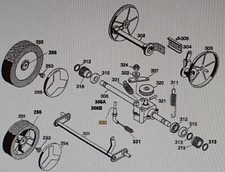 Original E-Teil Wolf Rasenmäher  2.42 TA 4765880 : Bowdenzug Radantrieb Pos. 330