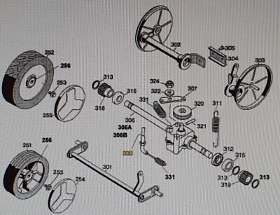 Original ETeil Wolf Rasenmäher 2.42 TA 4765880 Bowdenzug Radantrieb