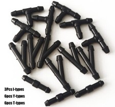 Car Windshield Windscreen Water Washer Hose Wipers Spray Pipe Adapter Connector