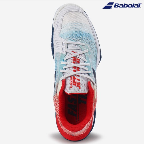 Zapatillas de tenis Babolat Jet Mach 3 para todas las canchas para hombre entrenamiento deportivo 30F22629-1005 - Imagen 6 de 8