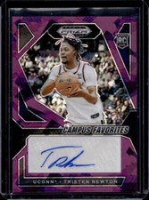 Tristen Newton UConn Basketball Panini Prizm Rookie Autograph Card Auto /99 NBA