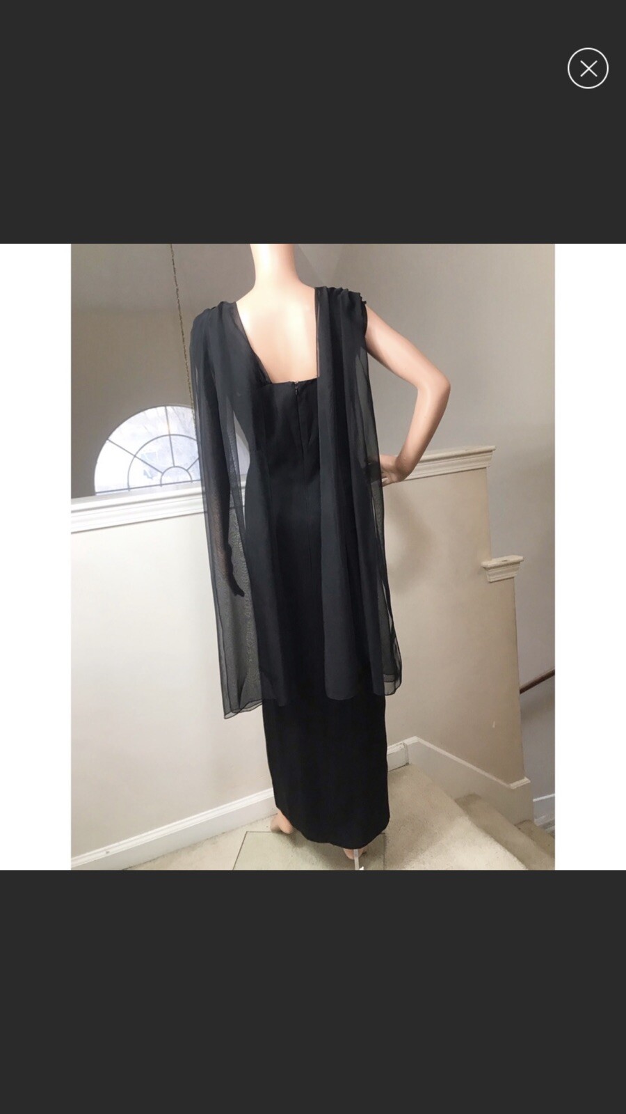 Vintage Black Evening Dress eBay